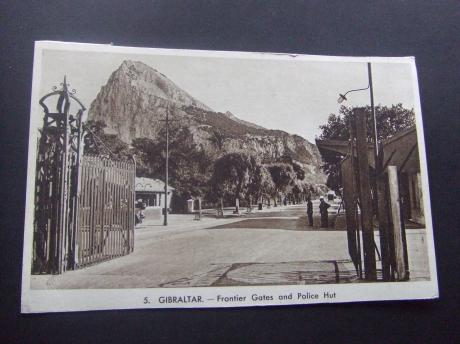 Gibraltar Frontier Gates and Police hut
